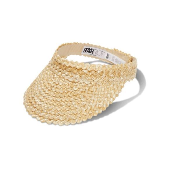 NWT … BEACH RIOT Straw Visor / Hat main image 5